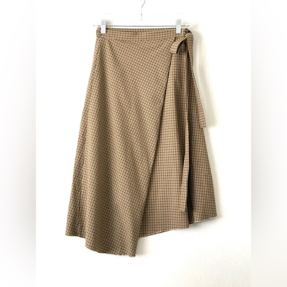Aritzia Wilfred Belle Checks Midi Skirt - Picture 4 of 8